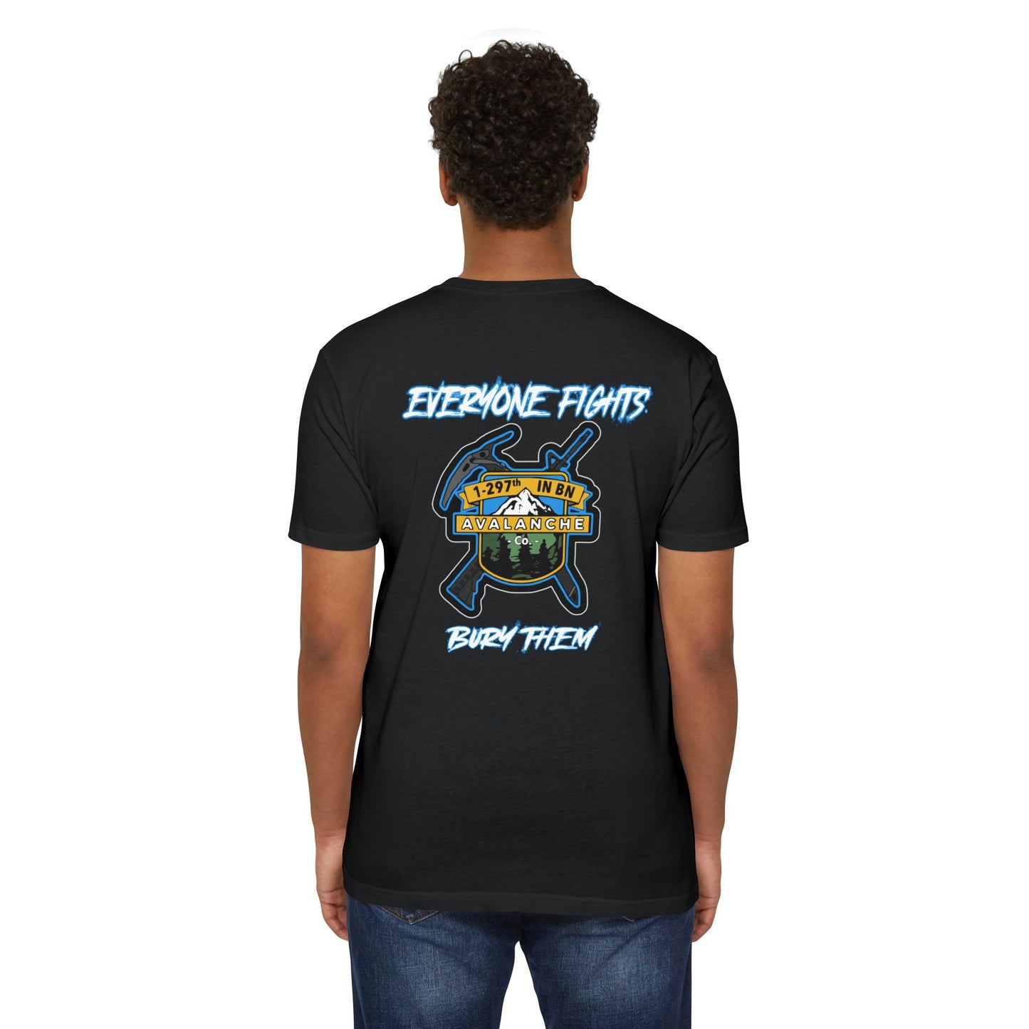 Z1 Avalanche Co 1-297th IN - Unisex CVC 60/40 Jersey T-shirt