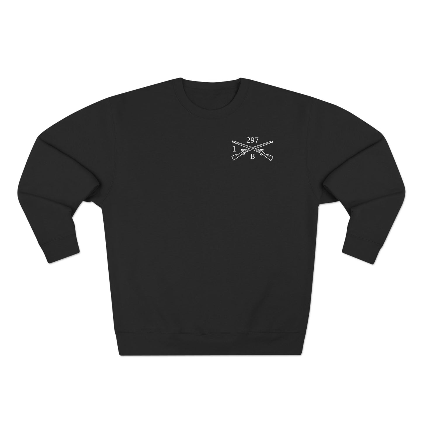 Z1 Bison Co 1-297th IN - 80/20 Unisex Crewneck Sweatshirt