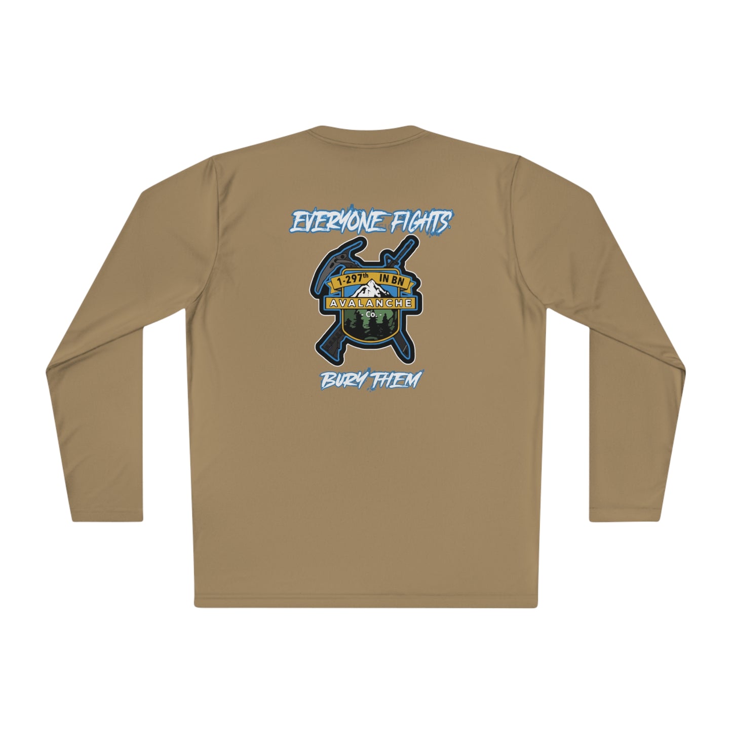 Avalanche Co 1-297th IN Moisture Wicking Long Sleeve Poly Tee