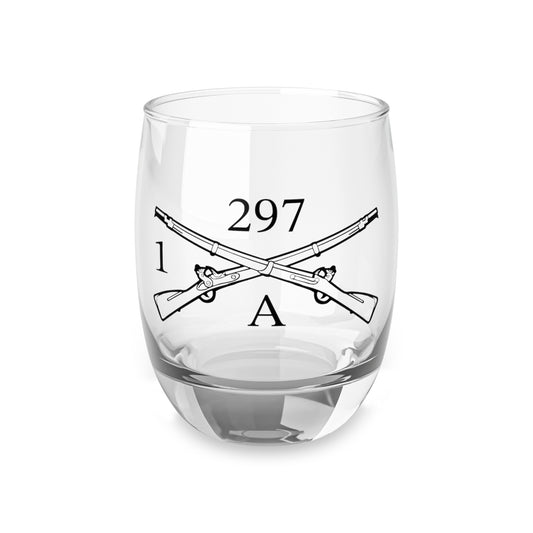 Avalanche Co 1-297th IN - Whiskey Glass