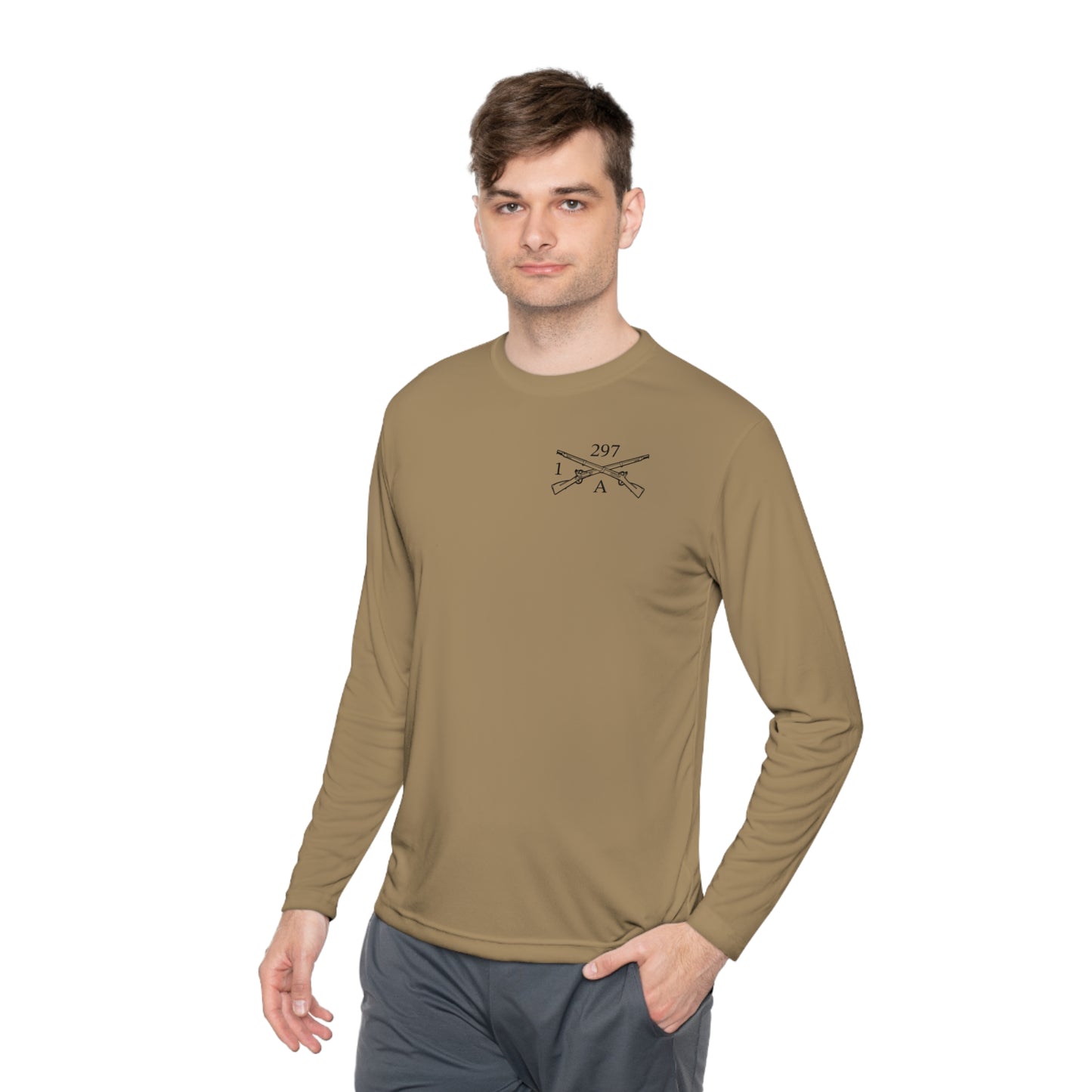 Avalanche Co 1-297th IN Moisture Wicking Long Sleeve Poly Tee