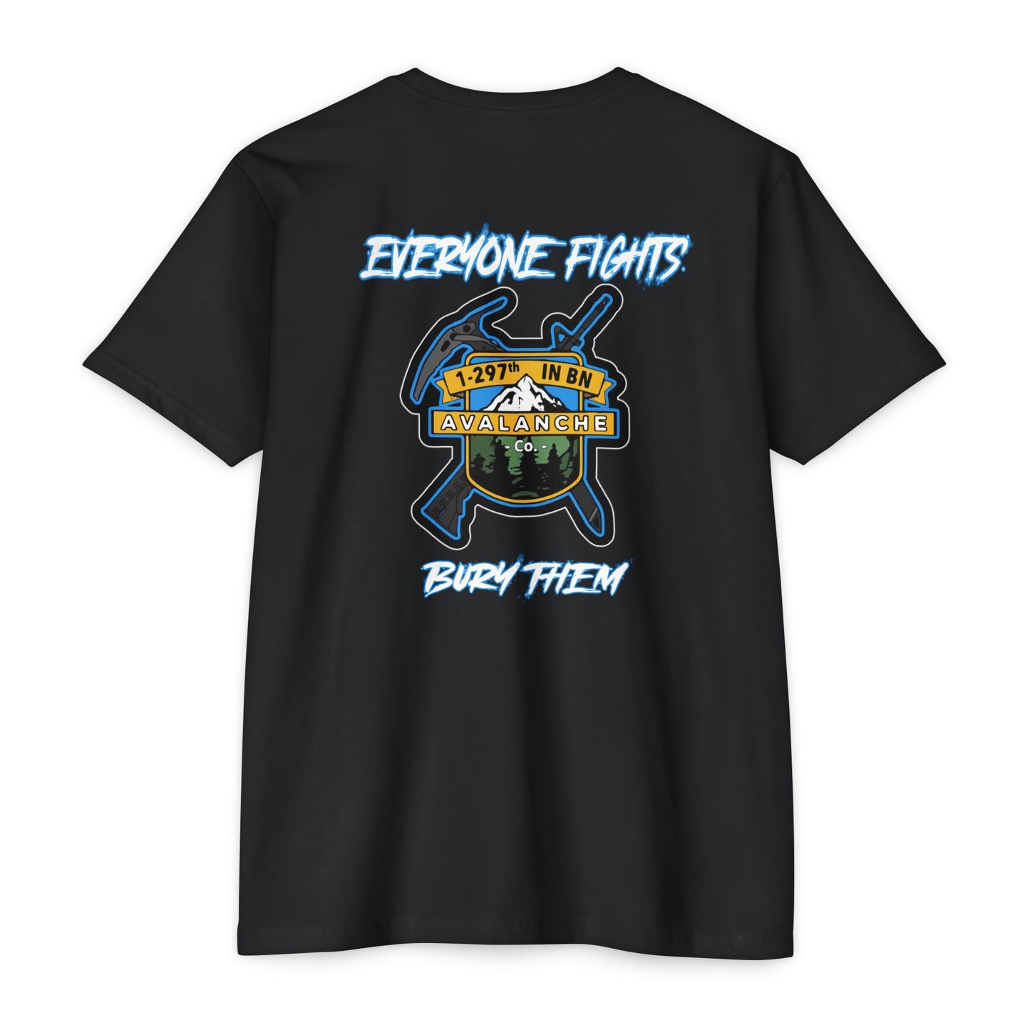 Z1 Avalanche Co 1-297th IN - Unisex CVC 60/40 Jersey T-shirt