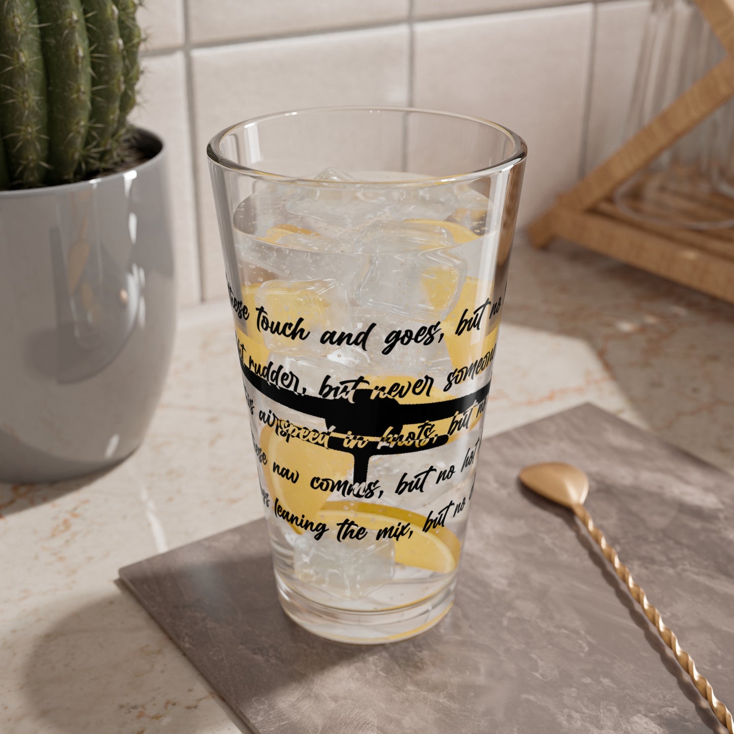 No Chicks - Pint Glass