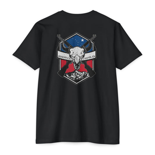 Bison Co 1-297th IN - Unisex CVC 60/40 Jersey T-shirt