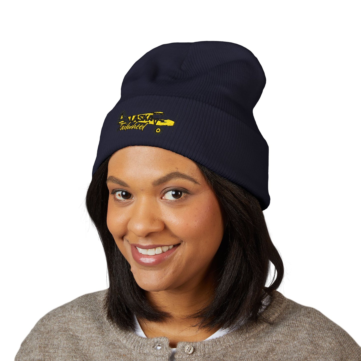 Alaska Tailwheel Embroidered Beanie