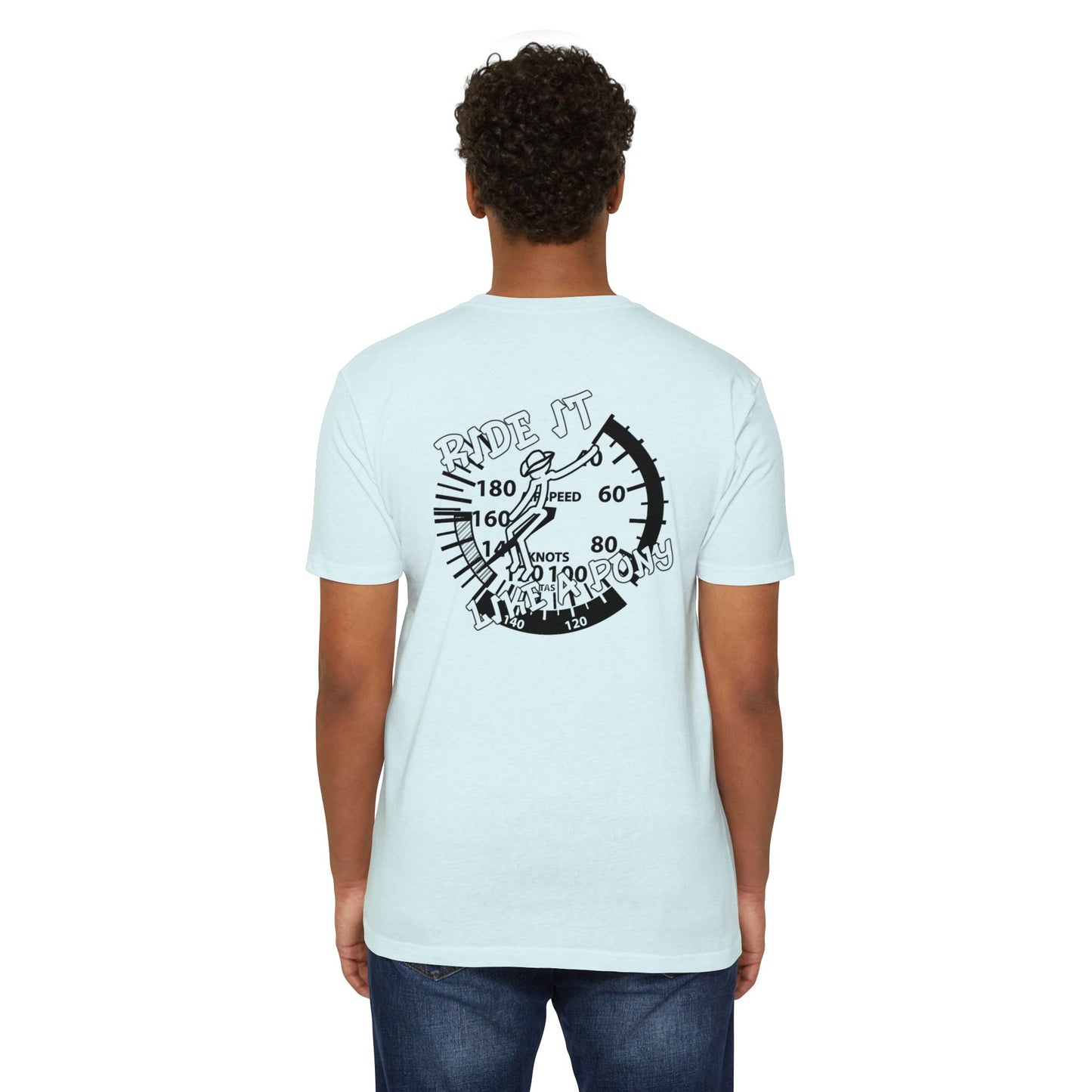 Ride it VNO (Back) - Unisex CVC Jersey T-shirt