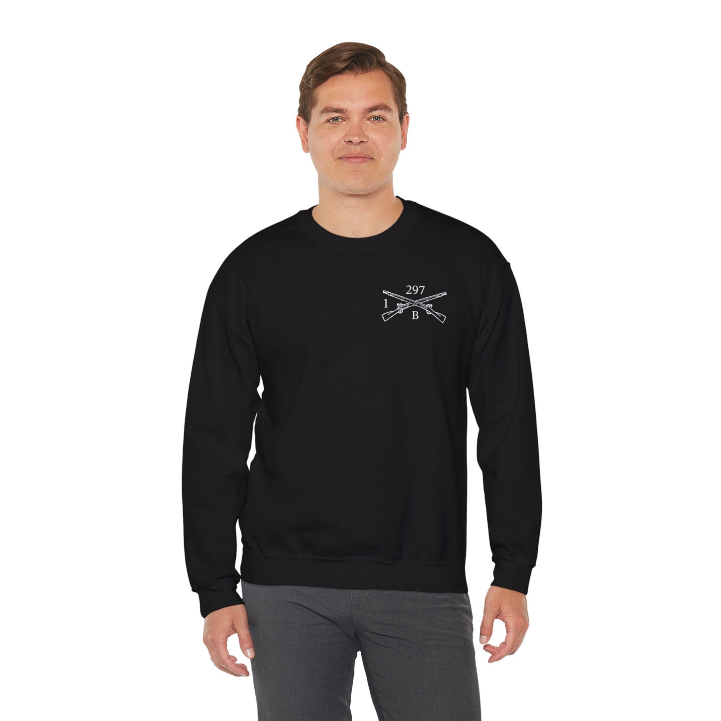 Bison Co 1-297th IN - Crewneck PT Sweatshirt