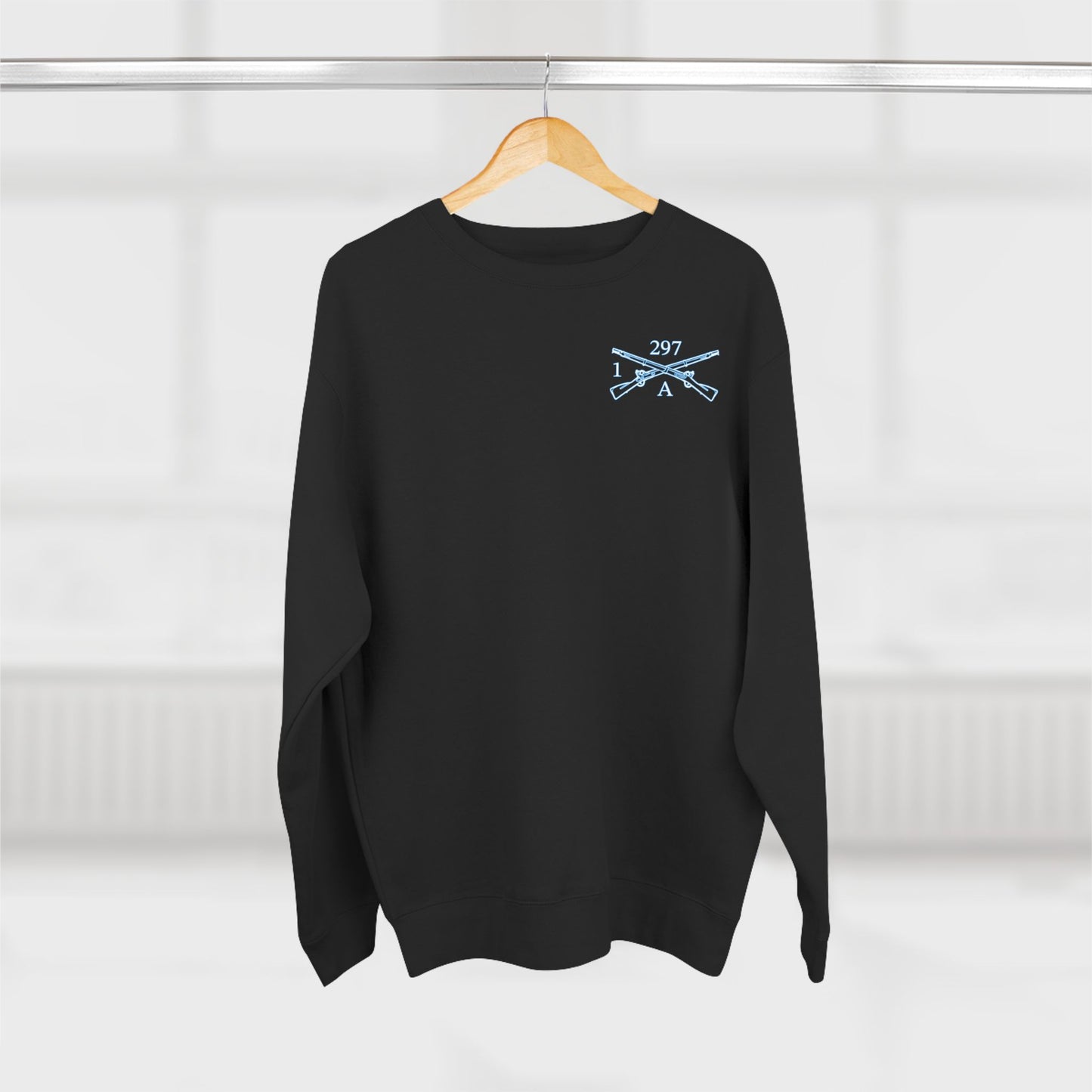Avalanche Co 1-297th IN - 80/20 Unisex Crewneck Sweatshirt