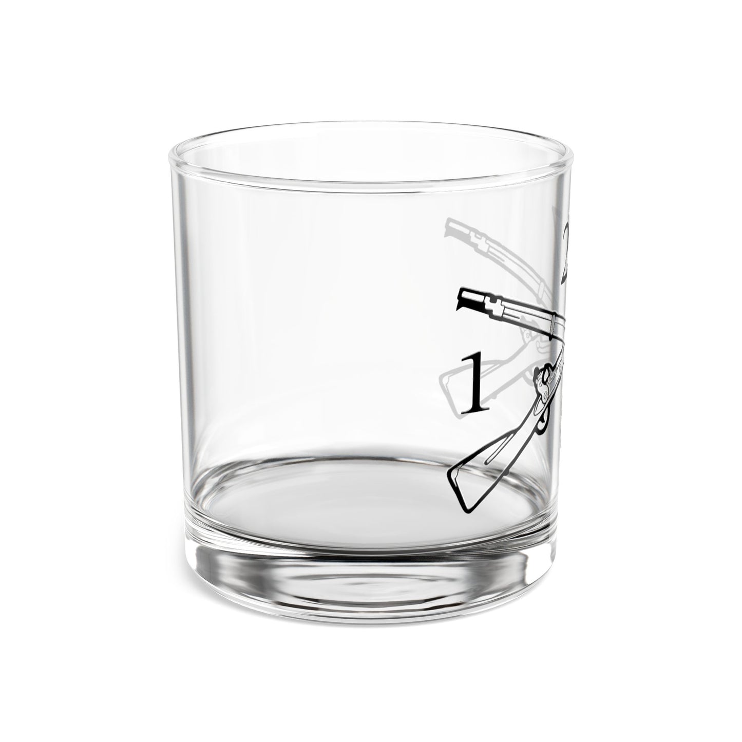 Bison Co 1-297th IN - Bar Glass