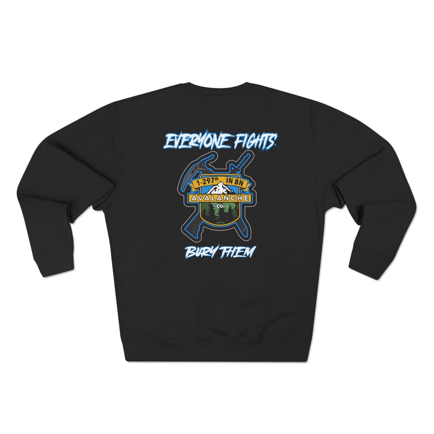 Z1 Avalanche Co 1-297th IN - 80/20 Unisex Crewneck Sweatshirt