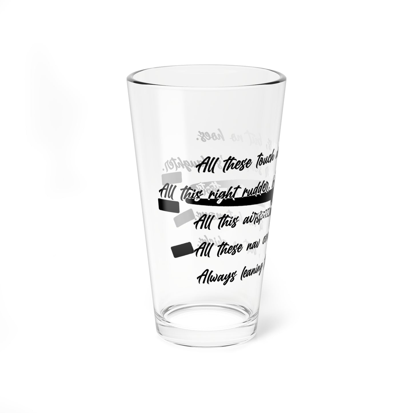 No Chicks - Pint Glass