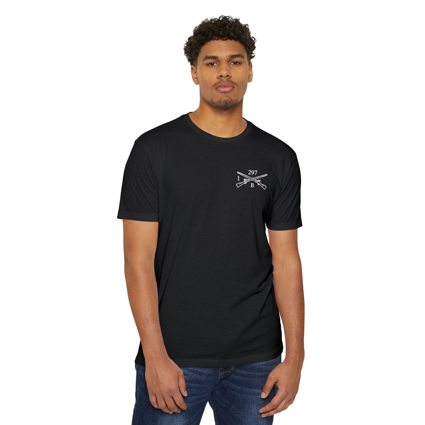 Bison Co 1-297th IN - Unisex CVC 60/40 Jersey T-shirt