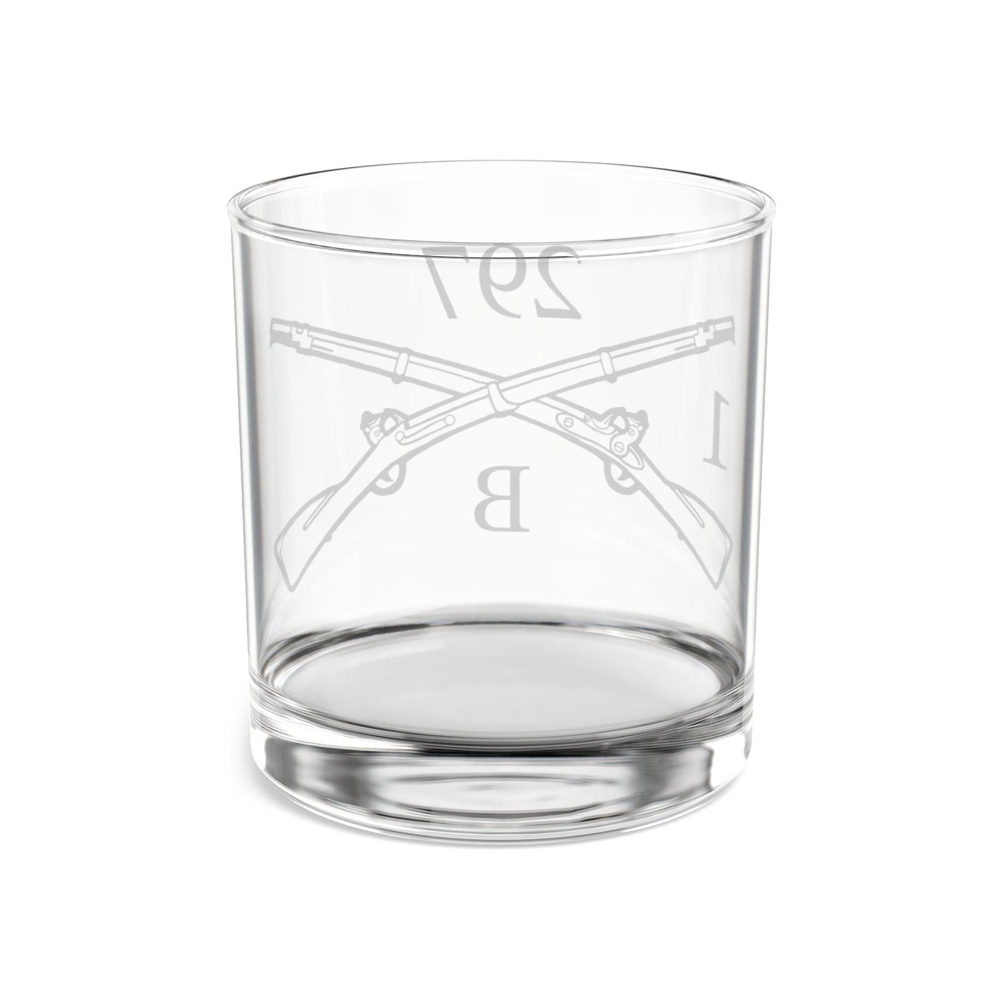 Bison Co 1-297th IN - Bar Glass