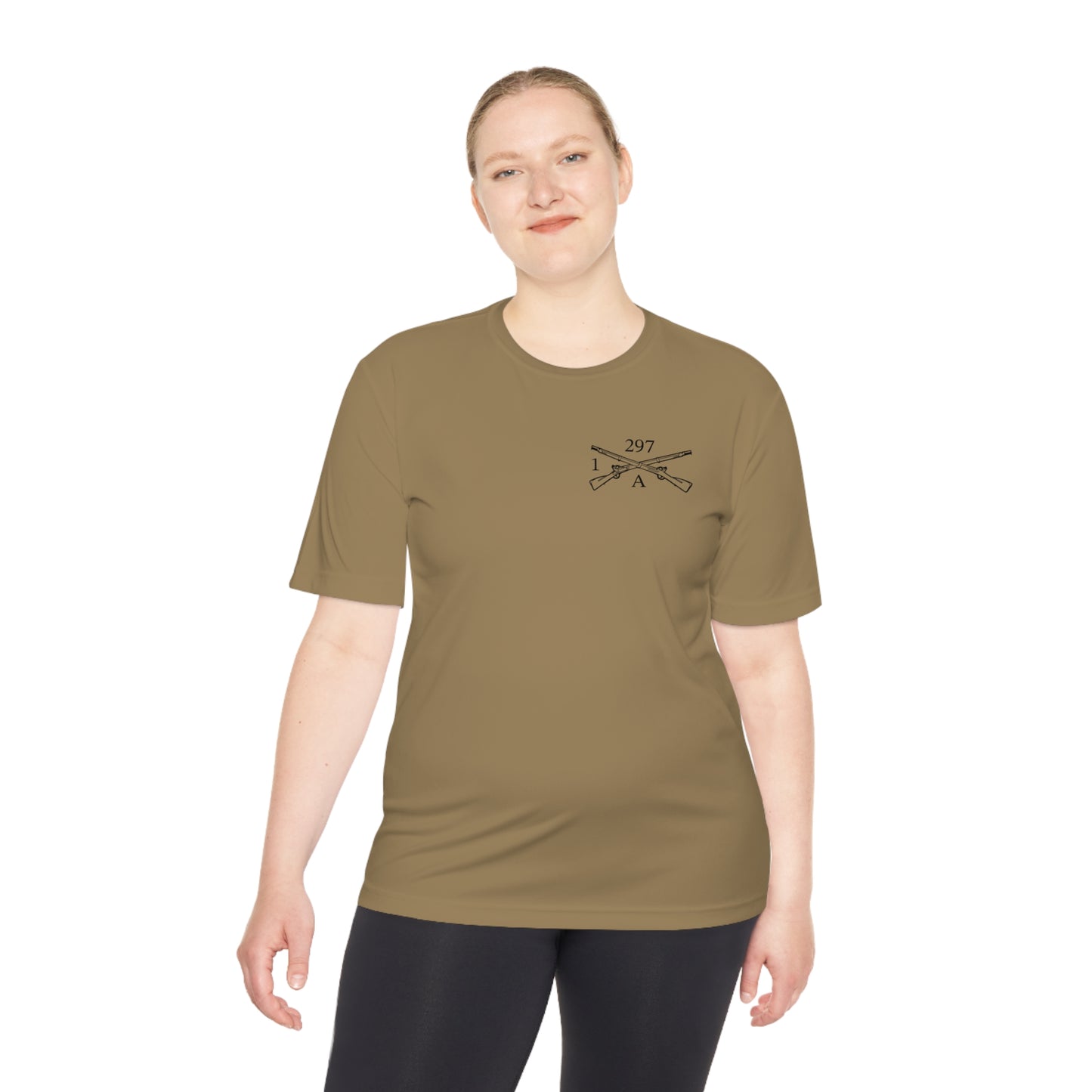 Avalanche Co 1-297th IN Moisture Wicking Short Sleeve Poly Tee