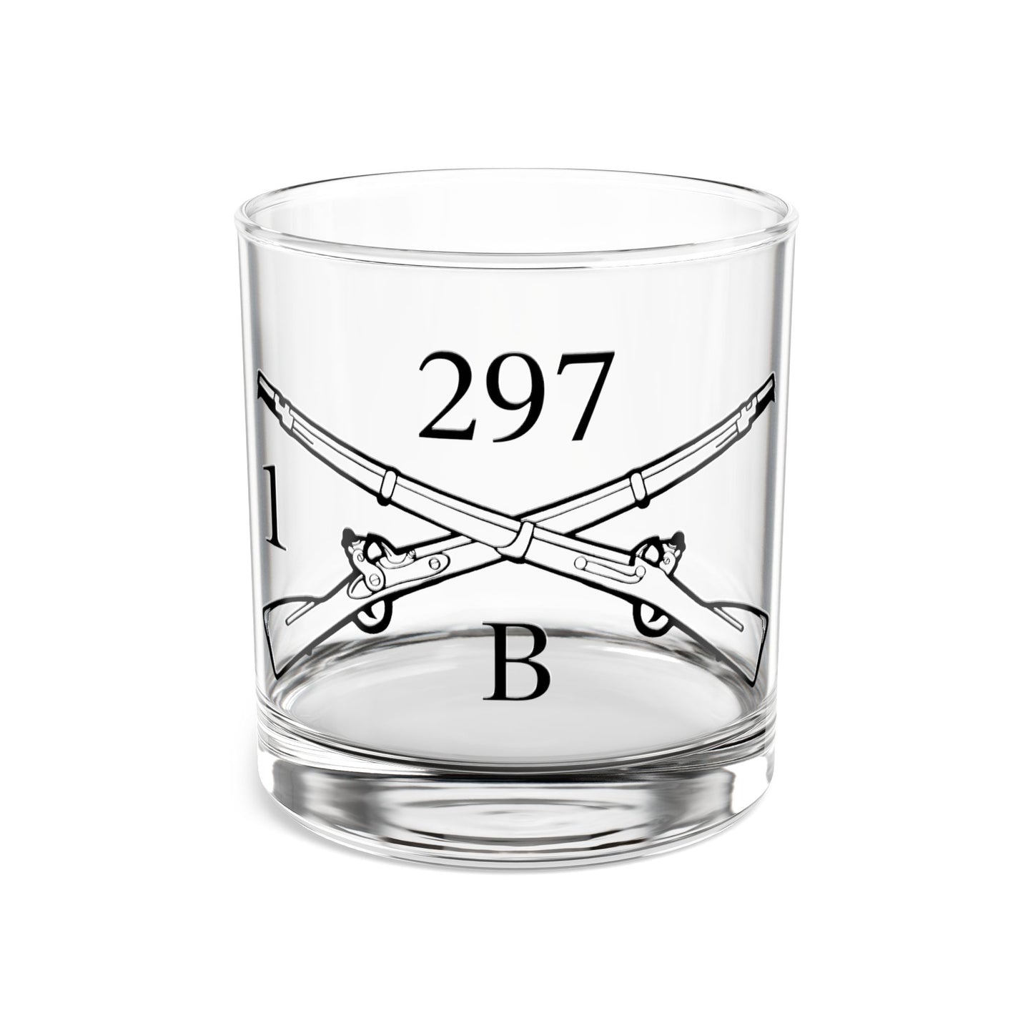 Bison Co 1-297th IN - Bar Glass