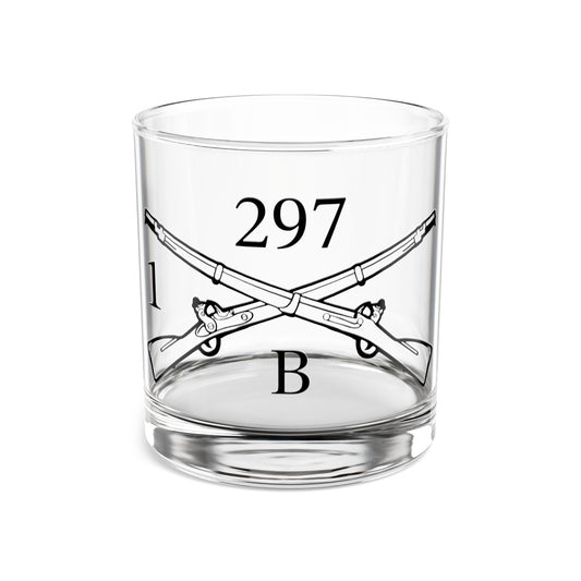 Bison Co 1-297th IN - Bar Glass