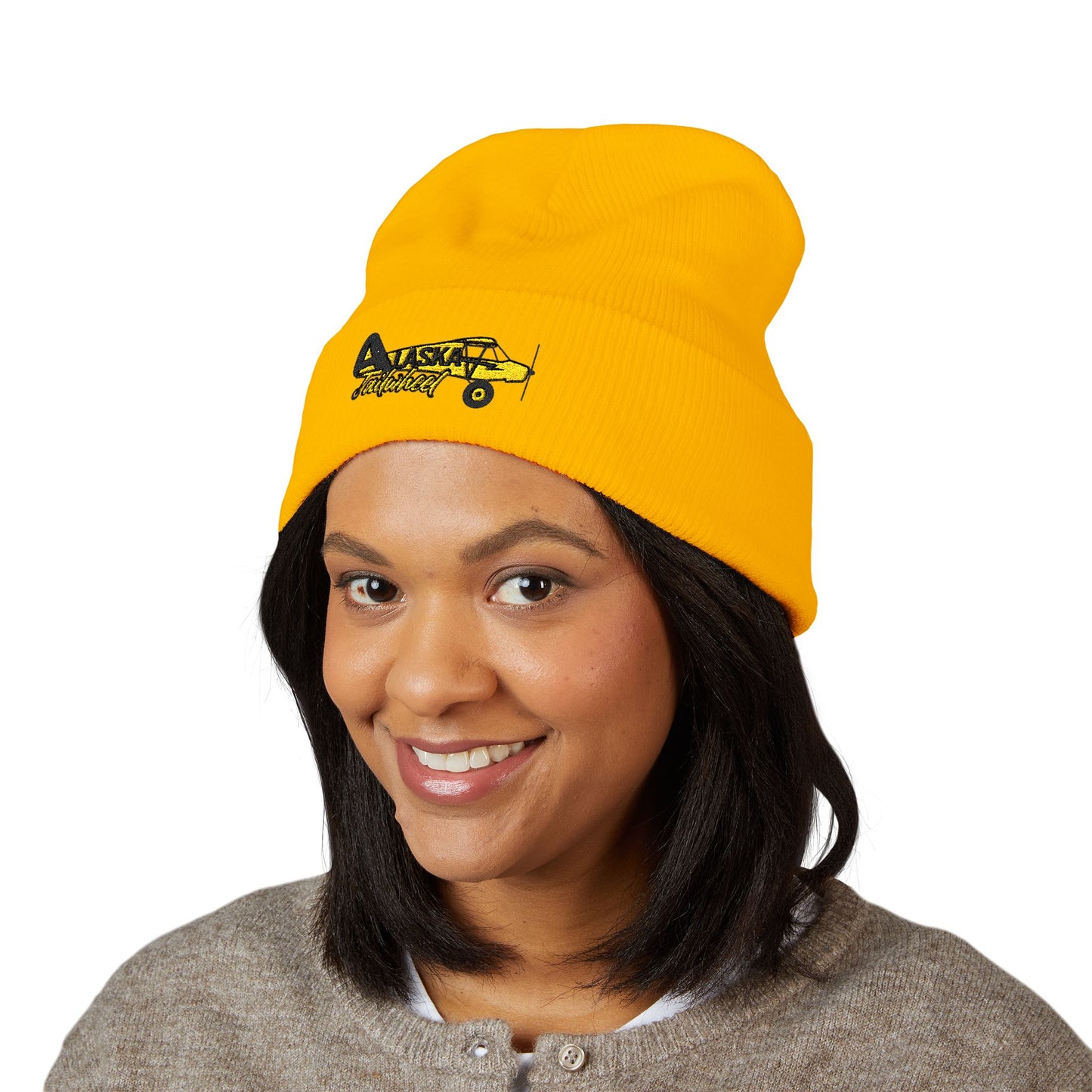 Alaska Tailwheel Embroidered Beanie