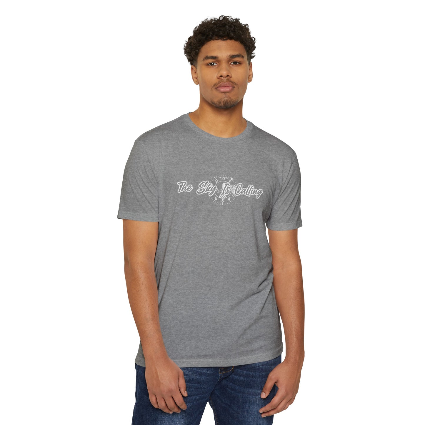 The Sky is Calling - Unisex CVC Jersey T-shirt